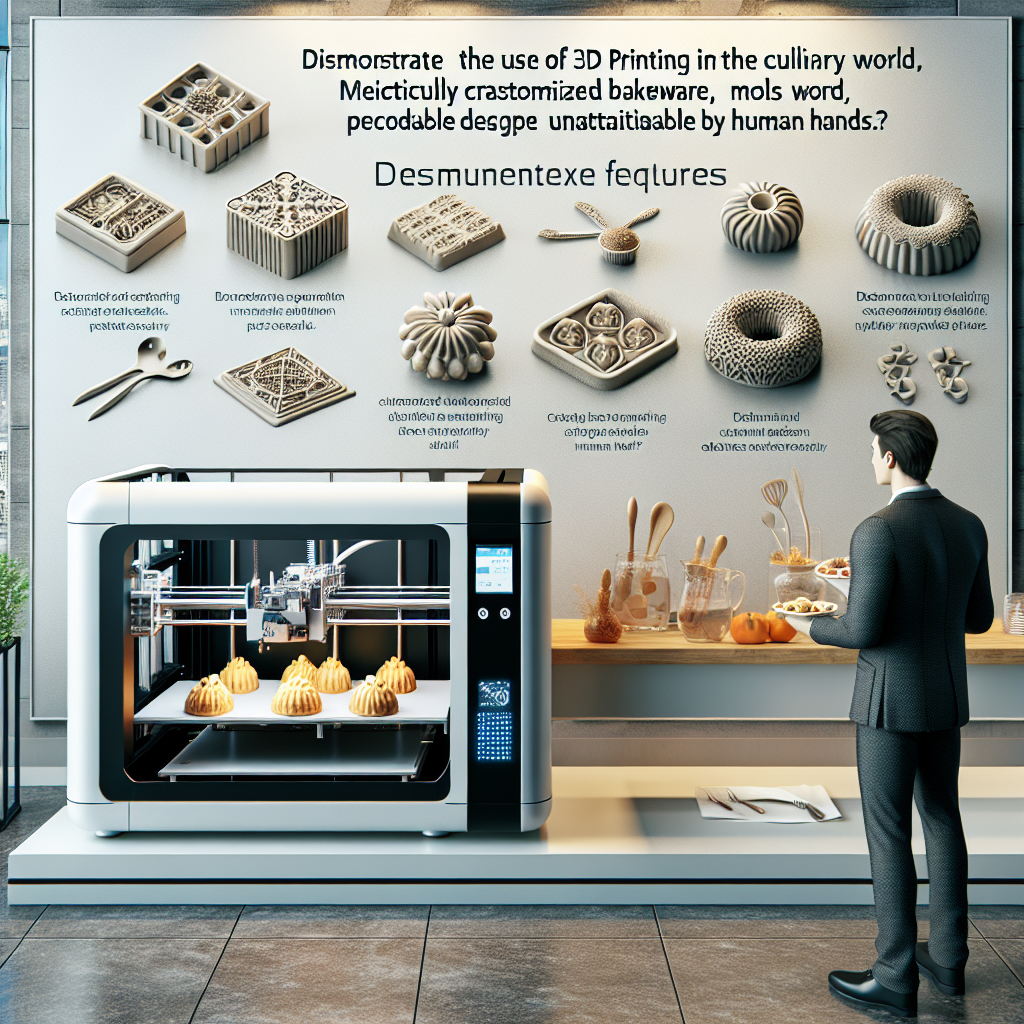 Druk 3D w gastronomii: od personalizowanych form do jadalnych kreacji.
