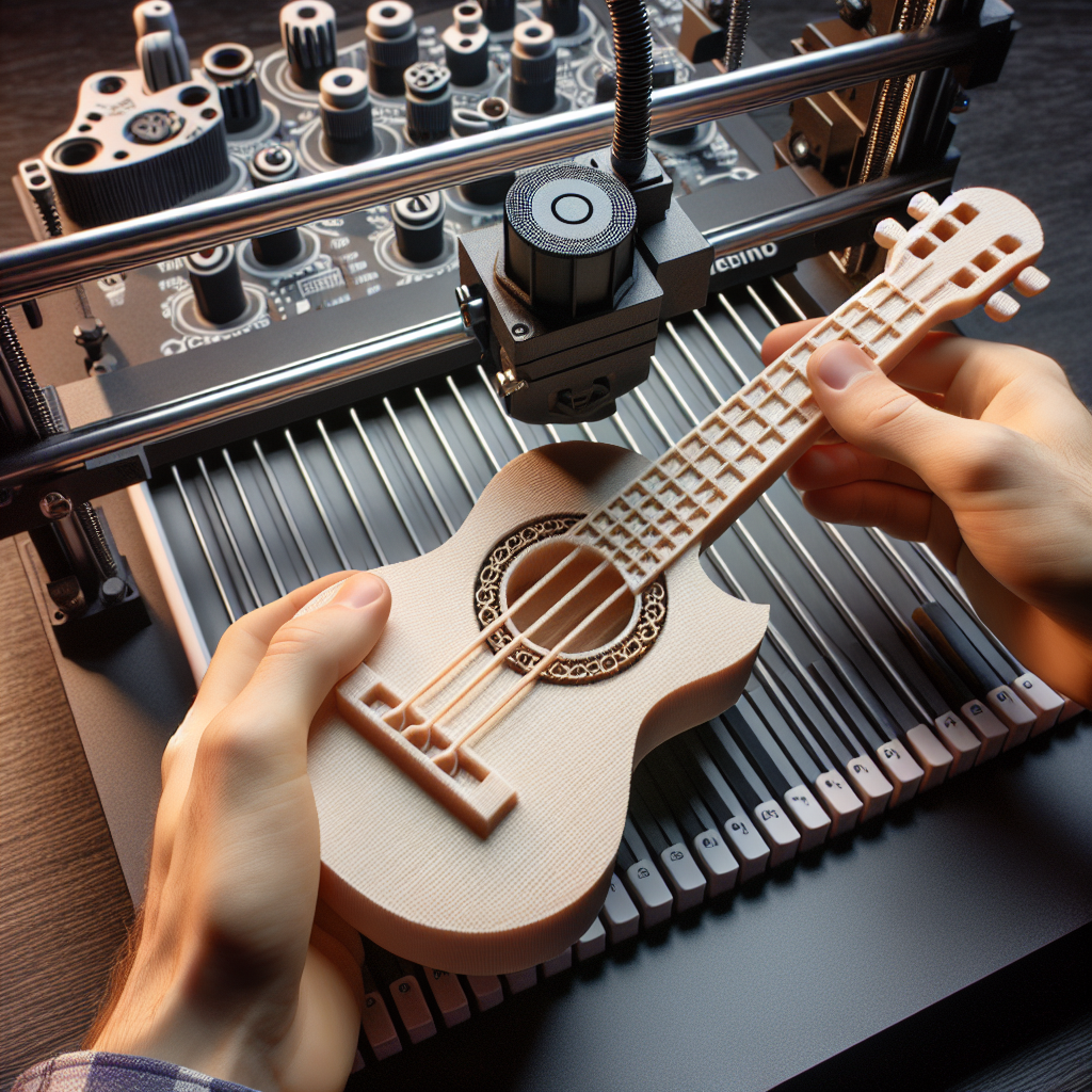 Druk 3D w produkcji muzycznych instrumentów: nowe brzmienia dzięki technologii.
